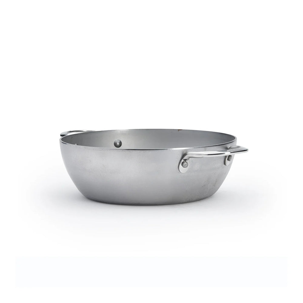 De Buyer Sartén para Saltear / Sauteuse con 2 asas - Mineral B Pro - ø 28 cm / 4 litros - sin revestimiento antiadherente
