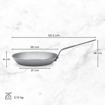 De Buyer Sartén Mineral B Elemento - ø 28 cm - sin revestimiento antiadherente