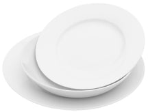 Juego de vajilla Studio Tavola blanco 18 piezas / 6 personas - 6 platos llanos, 6 platos hondos y 6 platos de desayuno