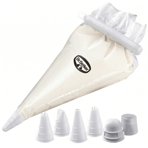 Dr. Oetker Manga Pastelera Desechable - 10 unidades - con 4 boquillas