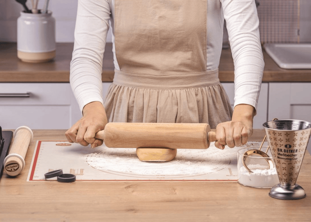 Dr. Oetker Rodillo para Masa de Madera de Haya - 42 cm