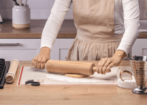 Dr. Oetker Rodillo para Masa de Madera de Haya - 42 cm