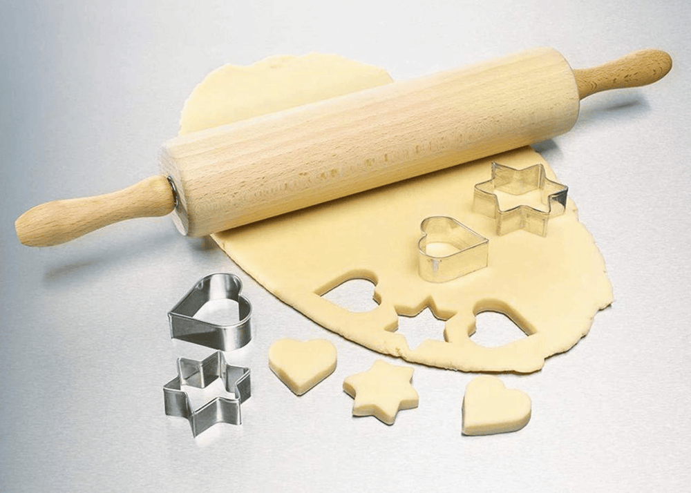 Dr. Oetker Rodillo para Masa de Madera de Haya - 42 cm