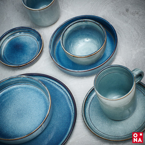 ONA Tazones para sopa / Tazones Duna Blue ø 14 cm - 4 piezas