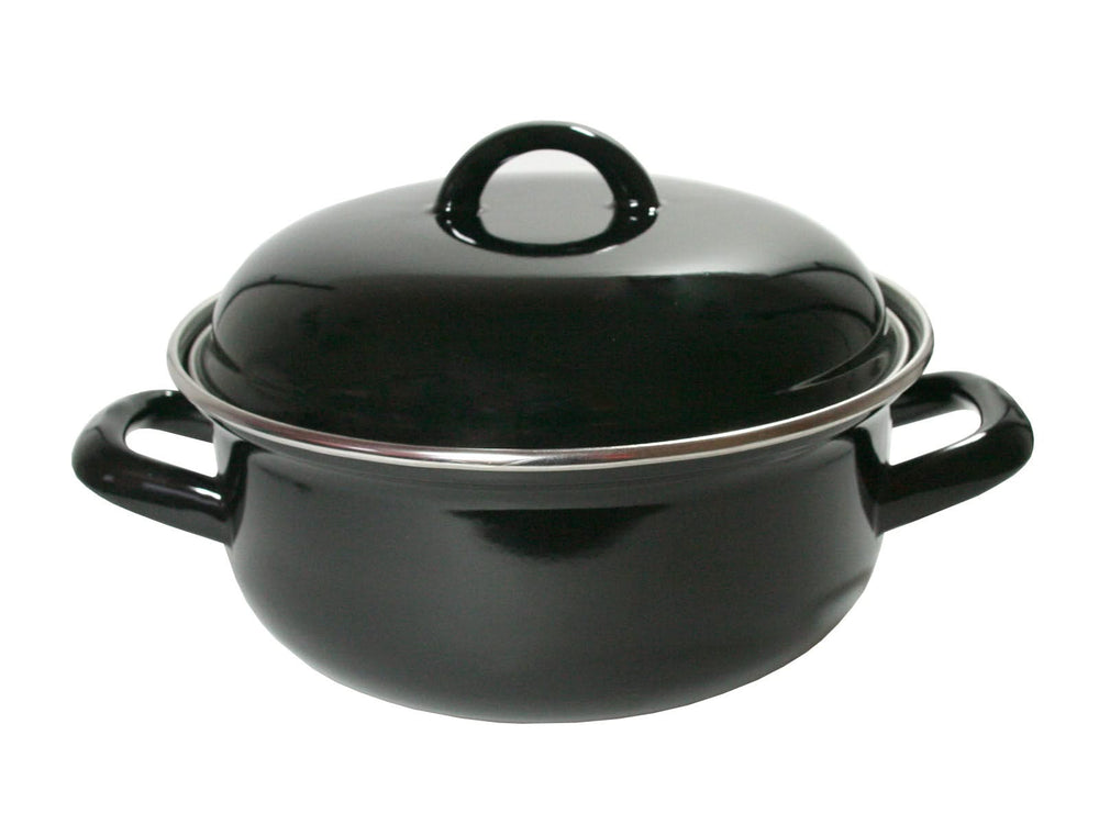Cookinglife Cazuela con tapa - Esmalte - Cocina - ø 26 cm / 5 Litros - capa antiadherente esmaltada