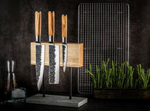 Set de cuchillos Forged Olive - 3 piezas - Cuchillo de chef, cuchillo de picar y cuchillo universal