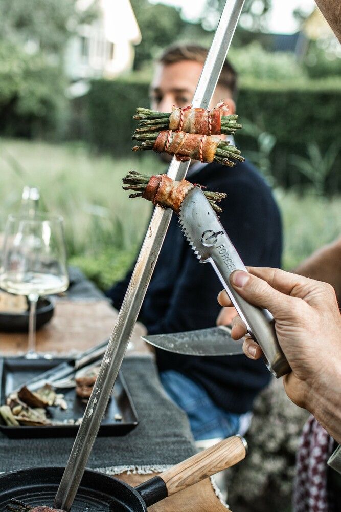 Pinzas para servir Forged Churrasco - Acero inoxidable - 4 piezas
