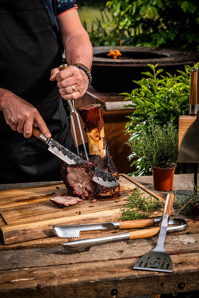Cuchillos para carne a la barbacoa
