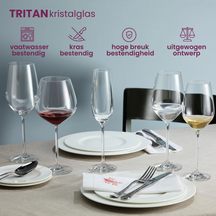 Schott Zwiesel Juego de copas de vino Fortissimo 12 piezas - Copas de vino blanco, copas de vino tinto y copas de borgoña