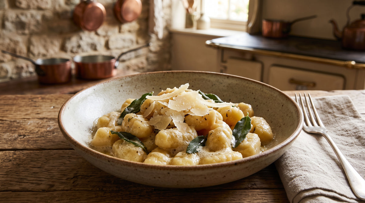Suave, cremoso y naturalmente sin gluten: gnocchi caseros.