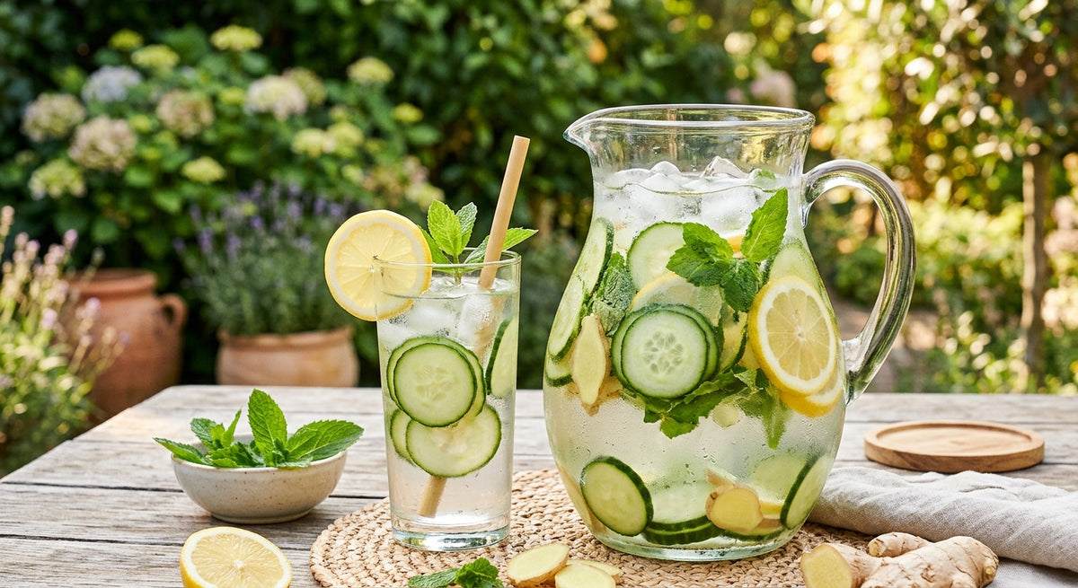 Refrescante, rápida de preparar y preciosa para servir