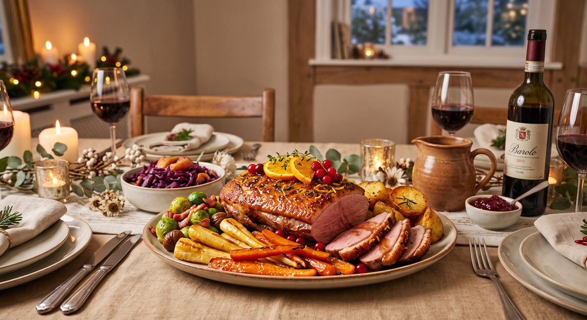 Una cena de Navidad festiva que impresiona sin complicaciones.