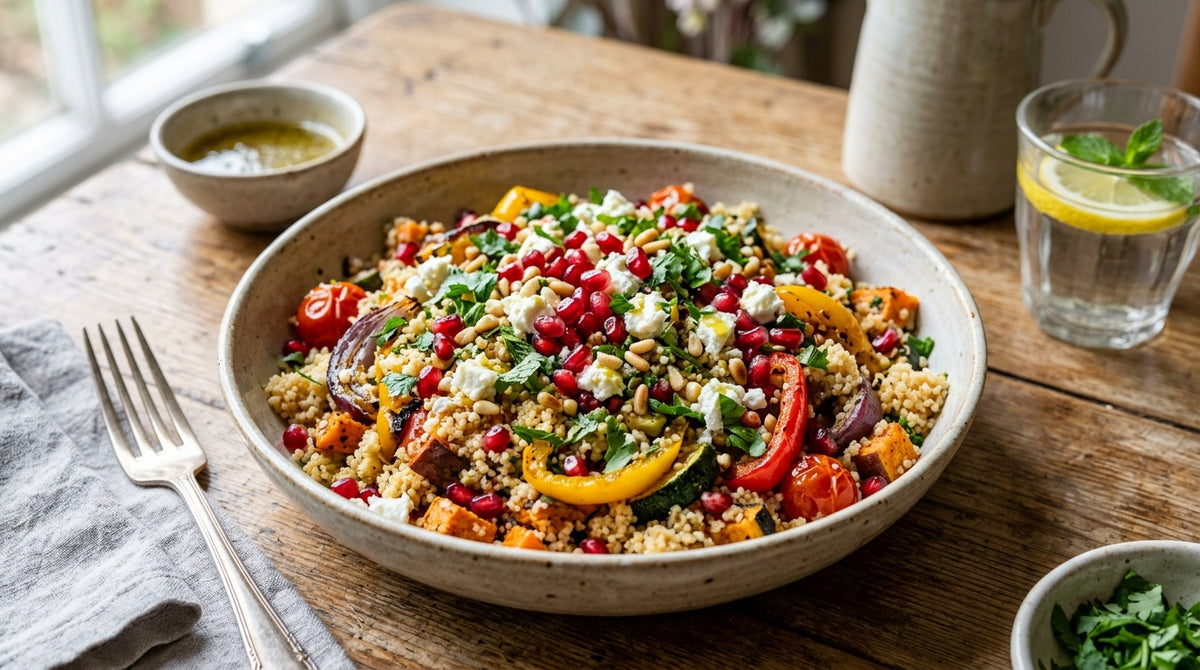 Una ensalada colorida que impresiona sin pasarte horas en la cocina.