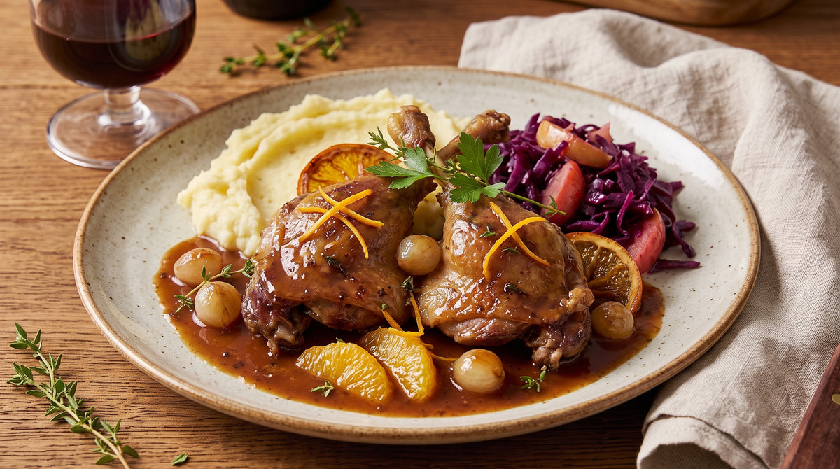 Un plato navideño festivo que se cocina solo mientras tú disfrutas de la velada.