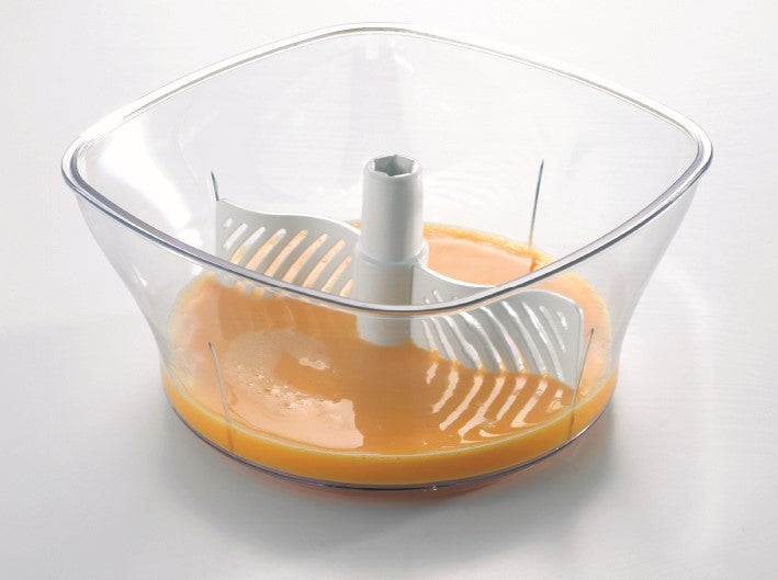 Ghidini Robot de cocina multifuncional - Manual - Picadora, batidora y centrifugadora de ensaladas
