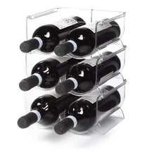 Ghidini Estante para vino / Soporte para 2 botellas - Plástico - Apilable - Expandible