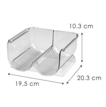 Ghidini Estante para vino / Soporte para 2 botellas - Plástico - Apilable - Expandible