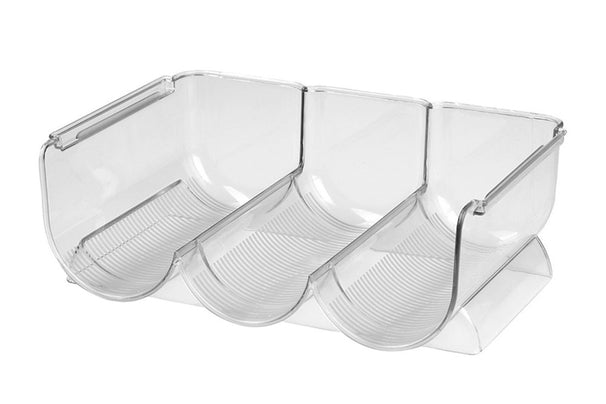 Ghidini Estante para vino / Soporte para 3 botellas - Plástico - Apilable - Expandible