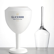 Set enfriador y soporte para copas de vino GLICERRR + copa - 2 unidades