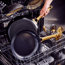 GreenPan Set de Ollas Padova Reserve Negra 6 piezas - Recubrimiento antiadherente cerámico - Olla ø 24 cm, Cazo ø 18, 20 cm, Sartén ø 20, 28 cm y Sartén para saltear ø 24 cm