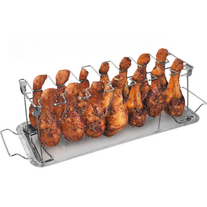 GrillX BBQ Soporte para alas de pollo