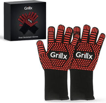 GrillX BBQ Guantes / Guantes de horno - Agarre extra - 2 unidades