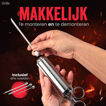 GrillX BBQ Pulverizador para marinada
