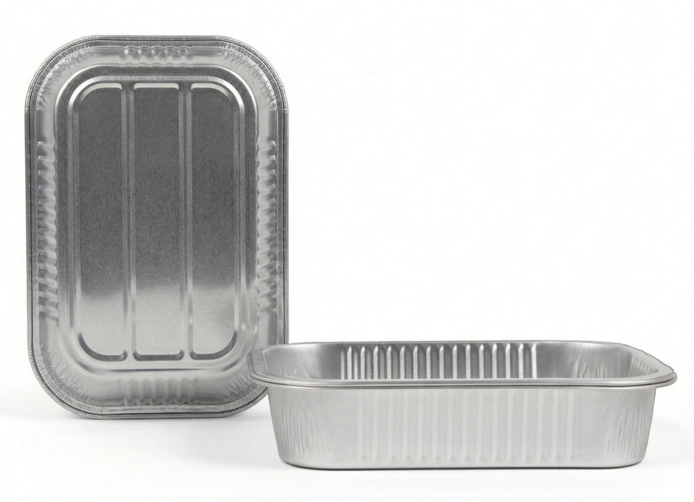 Cookinglife Grill Bandejas de Aluminio para BBQ / Bandeja para Parrilla BBQ - 22 x 15 cm - 15 unidades