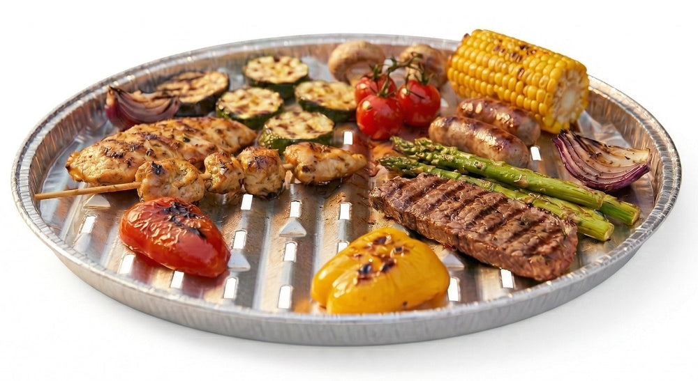 Cookinglife Grill Bandeja para Parrilla BBQ / Bandeja para Parrilla BBQ ø 34 cm - 15 unidades