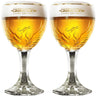 Vasos de cerveza Grimbergen con pie 250 ml - 2 unidades