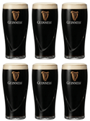 Vasos de cerveza Guinness Pint 500 ml - 6 unidades