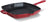 BK Sartén Grill Bourgogne Chili Red Hierro Fundido 26 x 26 cm - revestimiento antiadherente esmaltado