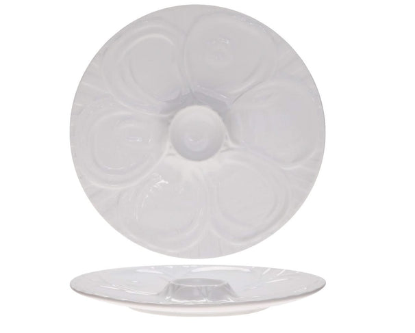 Plato para ostras Cosy & Trendy Blanco ø 29 cm