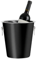 Cookinglife Enfriador de Vino Negro - ø 22 cm
