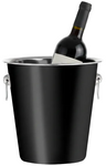 Cookinglife Enfriador de Vino Negro - ø 22 cm