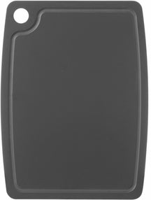 Hendi Tabla de cortar antideslizante - apta para lavavajillas - fibra de madera negra - 37 x 27.5 cm