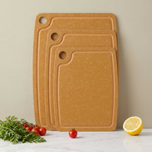 Hendi Tabla de cortar antideslizante - apta para lavavajillas - fibra de madera marrón - 30 x 23.5 cm