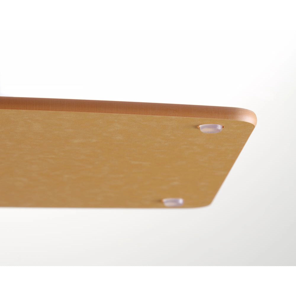 Hendi tabla de cortar marrón fibra de madera 440x325x6 mm