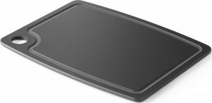 Tabla de cortar antideslizante Hendi - apta para lavavajillas - fibra de madera negra - 30 x 23,5 cm