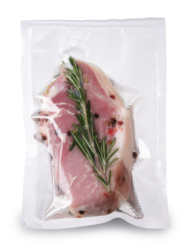 Bolsas de vacío con relieve en rollo Hendi - Bolsas Sous Vide - 28 x 600 cm - Compatibles con máquinas de vacío FoodSaver - 2 piezas