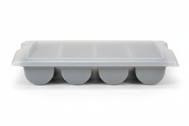 Hendi Organizador de Cubiertos 4 Compartimentos GN 1/1 + Tapa - Gris