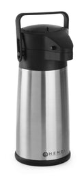 Termo con bomba Hendi - Jarra con bomba - Jarra aislante - 2.2 litros