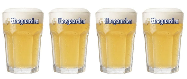 Vasos de cerveza Hoegaarden Witbier 250 ml - 4 piezas