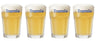Vasos de cerveza Hoegaarden Witbier 250 ml - 4 piezas