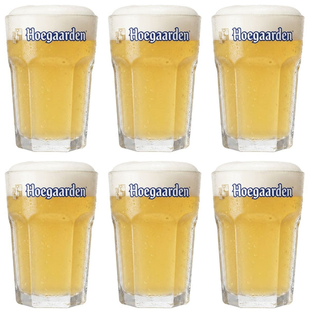 Vasos de cerveza Hoegaarden Witbier - 250 ml - 6 unidades