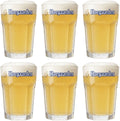 Vasos de cerveza Hoegaarden Witbier - 330 ml - 6 unidades