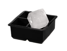 Sareva Molde para cubitos de hielo - 4 cubitos grandes - Silicona - Fácil desmoldeo - Reutilizable