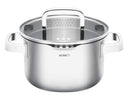 Sola Soeppan Juvia RVS Downdraft apto para inducción ø 24 cm / 5.5 litros - apto para todas las fuentes de calor
