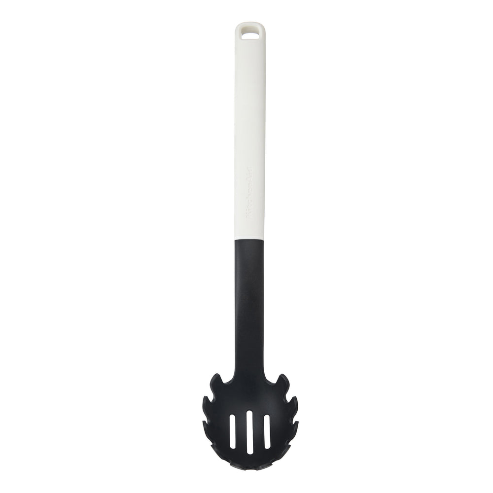 KitchenAid Cuchara para espaguetis Classic Porcelana blanca 34 cm