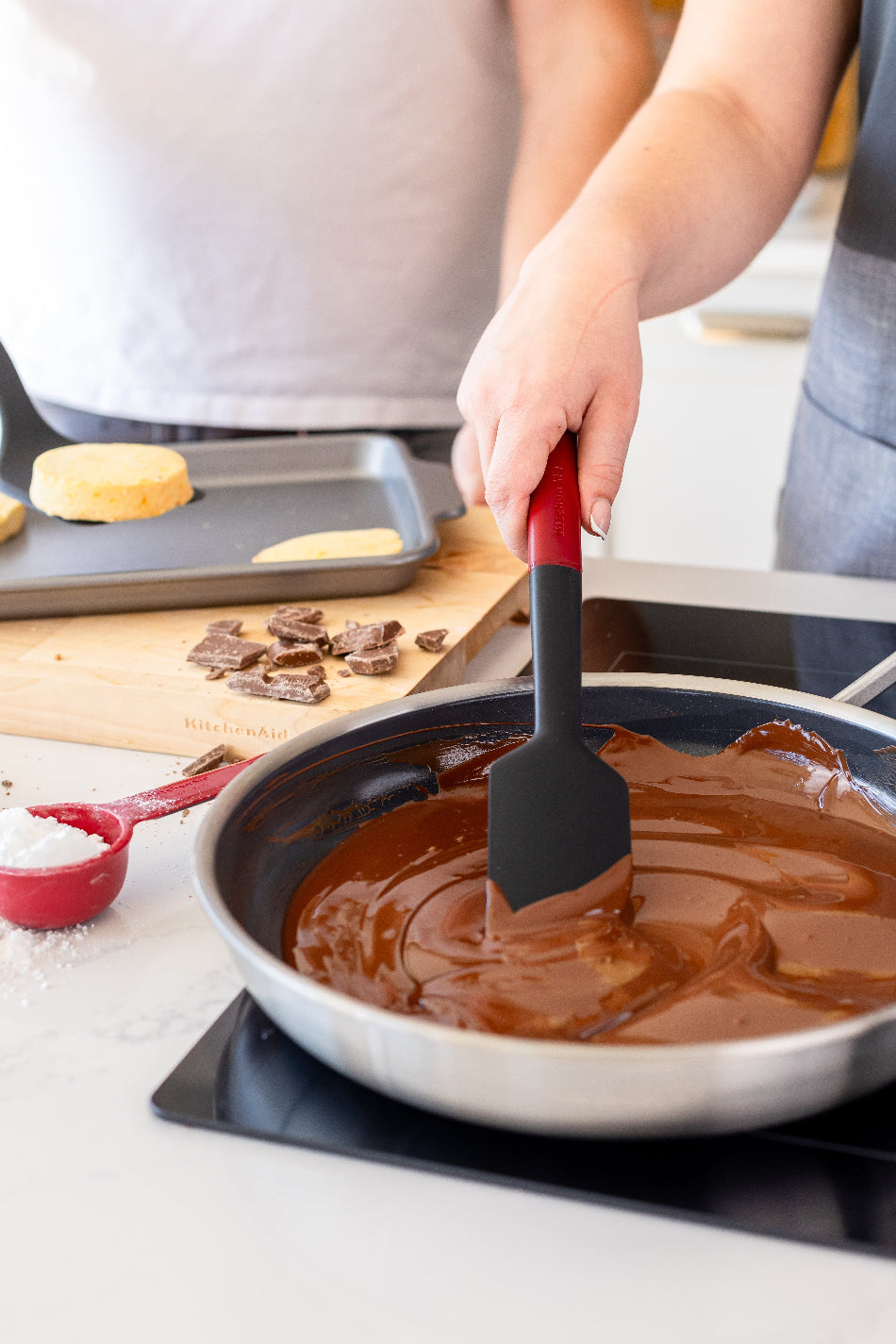 KitchenAid Espátula para ollas Classic Rojo emperador 30 cm